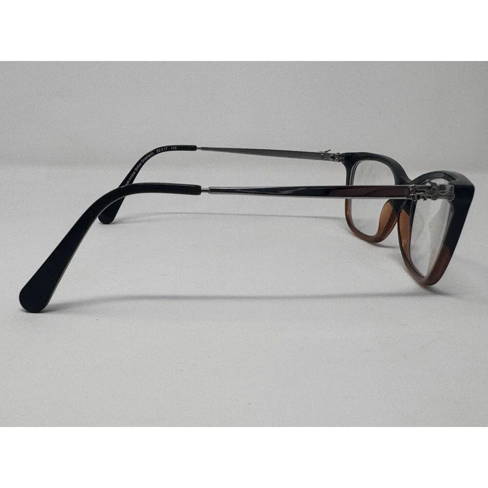 Coach Eyeglass Frames HC6107 52-17-140 Black Amber Glitter Gradient 5475